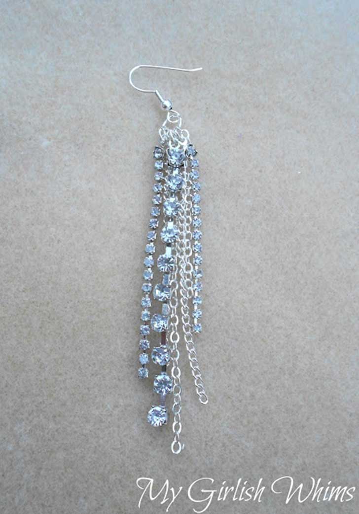 DIY-Rhinestone-Chain-Earrings